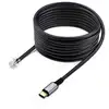 Image de StarTech.com Adaptateur USB-C vers RJ9 pour Combiné Téléphonique de Bureau ou Casque Filaire/Sans Fil, Utilise le Matériel Fixe Existant, 1,8m, pour Ordinateur Portable/de Bureau/Mobile - Neuf