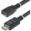 Image de StarTech.com Câble d'Extension DisplayPort 1.4 de 3m, Câble d'Économie de Port DP 1.4, 8K 60Hz, Cordon Adaptateur d'Extension DP Mâle vers Femelle, Câble d'Extension DisplayPort, Gaine TPE, M/F - Neuf