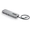 Image de StarTech.com Adaptateur Multiport USB-C vers Deux Ports DisplayPort 10-en-1, Recharge Power Delivery 100 W, 2 x 4K 60Hz, Hub 5 Ports à 5 Gbps, Gigabit Ethernet, Mini Dock Type-C