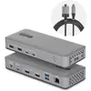Image de StarTech.com Station d'Accueil USB-C à Deux Écrans, HDMI, 4K 60Hz, Recharge d'Ordinateur Portable 100 W, 1 GbE, Sans Pilote, Station d'Accueil Multi-Écrans pour Windows