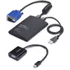 Image de StarTech.com Adaptateur de PC Portable pour Crash Cart, Console KVM USB/VGA/Mini DisplayPort, Transfert de Fichiers et Capture Vidéo, Conforme TAA - Neuf