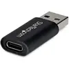Image de StarTech.com Adaptateur USB-A vers USB-C, Convertisseur USB-A Mâle vers USB-C Femelle, USB 10Gbps, 5V 900mA