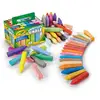 Image de CraYola Craies pour trottoir lavables 48 pièces dès 4 ans Coffret avec poignée Multicolore - Neuf