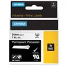 Image de Dymo Rhino 6000+ Perm. Polyester 24 mm x 5,5 m noir sur trans.