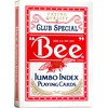 Image de Vélo - Cartes à jouer Bee Jumbo Poker Rouge/Bleu