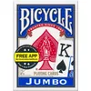 Image de Bicycle Jumbo Rider Back Cartes bleues