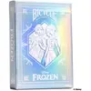 Image de Bicycle® Jeu de cartes - Disney Frozen Inspired Jeu de cartes Cartes de poker Reine des glaces Single Deck