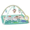 Image de Bright Starts, Tapis d’activités pour bébé, Palm Party, lavable en machine, avec 4 jouets, dès la naissance en occasion ou reconditionné