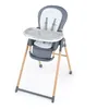 Image de Ingenuity Chaise haute de luxe Proper Positioner Deluxe High Chair - Sige bb convertible 7 en 1, pieds en faux bois, unisexe, pour les 0-36 mois en occasion ou reconditionné