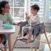 Image de Ingenuity Chaise haute Deluxe 7-en-1 Multicolor - chaise repas réglable pour bébé