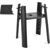 Image de Support et socle Weber 6616 avec tablette latérale pour barbecue électrique compact Lumin, noir