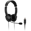Image de Kensington K33065WW écouteur/casque Avec fil Arceau Bureau/Centre d'appels USB Type-A Noir