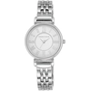 Image de Montre dame argentée avec bracelet métallique et chiffres romains
