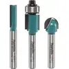 Image de Lot de 3 fraises MAKITA D-30209 queue de 6 mm