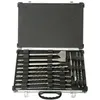 Image de Makita   Jeu De Forets Et Burins Sds-plus 17 Pièces   Forets Ø5-12mm X 110-260mm   Burins Pointu Et Plat Pour Béton Armé   Coffret Aluminium