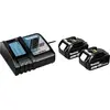 Image de Makita Power Source Kit 18 V ( 197952-5 ) avec 2x BL 1830 B batterie rechargeable 3,0 Ah + DC 18 RC chargeur + Makpac