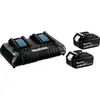 Image de Makita Energy Kit 198077-8 2x BL1860B + DC18RD