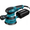Image de Makita BO5041 Ponceuse excentrique électrique professionnelle, 300 watts, surface de ponçage de 125 mm, vitesse variable, aspiration de la poussière