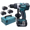 Image de Perceuse visseuse Li-ion MAKITA DDF458RF3J - 91 Nm +3 batteries 3,0Ah 18V en Makpac