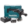 Image de Makita DHP 458 RMJ Perceuse visseuse à percussion sans fil 18V 91Nm + 2x Batteries 4,0 Ah + Chargeur + Makpac
