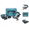 Image de Makita DSS 610 RMJ Scie circulaire à main sans 18V 165 mm Li-ion + 2x Batteries Makita BL 1840 B 18V - 4Ah Li-Ion + Chargeur + Coffret MAKPAC taille 3 + Insert