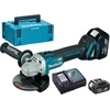 Image de Makita DGA 504 RTJ 18 V Meuleuse sans fil Ø 125 mm avec boîtier MAKPAC + 2x Batteries BL 1850 5,0 Ah + Chargeur DC18RC