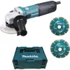 Image de Meuleuse 125MM 1100W - MAKITA - avec accessoires - GA5040RKDJ