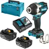 Image de Makita DTW 701 RTJ Boulonneuse à chocs 18 V 700 Nm 1/2" XPT Brushless + 2x Batteries 5.0 Ah + 1x Chargeur + Makpac