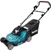 Image de Makita DLM 382 CM2 Tondeuse à gazon sans fil 36 V ( 2x 18 V ) 38 cm 40 l + 2x batterie 4,0 Ah + double chargeur