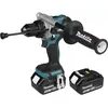 Image de Makita DHP 486 RTJ Perceuse-visseuse à percussion sans fil 18 V 130 Nm Brushless + 2x Batteries 5.0 Ah + Chargeur + Coffret Makpac