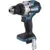 Image de Perceuse-visseuse à percussion Makita LXT 1800 tr/min, noire et bleue.
