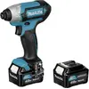 Image de Makita TD110DSMJ - Clé à chocs - sans fil - douille 1/4" - 110 N-m - 2 Batteries