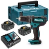 Image de Perceuse Visseuse À Percussion Makita Dhp482rmj - 18v - 4.0ah - 2 Batteries - Chargeur - Coffret