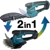 Image de Cisaille à gazon et à buissons sans fil UM600DZX, 12Volt (bleu/noir, sans batterie ni chargeur)
