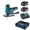 Image de Scie sauteuse 10.8V LXT - MAKITA - 2 batteries 110.8V 4.0Ah + 1 chargeur rapide + MakPac - JV102DMJ