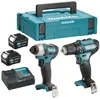 Image de Makita - Ensemble De 2 Machines 12 V Bl1040b (df333d + Td110d) Avec 2 Batteries 12v 4.0ah - Chargeur - Makpac - Clx224smj