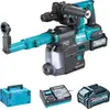 Image de Perfo-burineur SDS-Plus 40V max 28 mm AWS - MAKITA - avec 2 batteries 40V 4.0Ah - chargeur - MakPac- HR002GM204