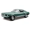 Image de Miniature FORD MUSTANG GTA FASTBACK 1967 VERT 1/18 - Maisto Miniature automobile - Mais31166