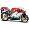 Image de Maisto 39300 - Maquette de moto - Ducati 1098 Tricolore (rouge-blanc-vert, échelle 1:18)