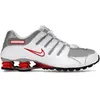 Image de Nike Shox NZ, blanc, rouge et argent métallisé - Pointure européenne 46