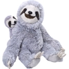 Image de Wild Republic Paresseux avec bébé gris 31 cm Peluche