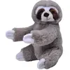 Image de Wild Republic Paresseux mini 20 cm gris assis Doudou Ecokins Sloth