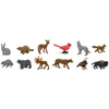 Image de Jeu Safari Nature Toob junior marron/gris/rouge 12 pièces