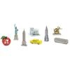 Image de ensemble de jeu New York City TOOB junior gris/rouge/jaune 8 pièces