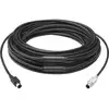 Image de Logitech GROUP 15m Extender Cable câble PS/2 6-p Mini-DIN Noir - Neuf