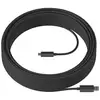 Image de LOGITECH Strong USB cable USB Type A M to 24 pin USB-C M USB 3.2 45 m plenum Active Optical Cable AOC for Room Solution Huddle - Neuf