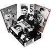 Image de Jeu de cartes Elvis Presley Black & White, 54 cartes, sous licence officielle