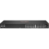 Image de Switch Aruba 6100 24G Commutateur avec 24 ports 10/100/1000BASE-T et 4 ports SFP+, idéal pour les réseaux d'entreprise. Ports : 24 × 10/100/1000BASE-T Uplink : 4 × SFP+ Normes IEEE :