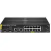 Image de HPE Aruba Networking 6100 12G Class4 PoE 2G/2SFP+ 139W Géré L3 Gigabit Ethernet (10/100/1000) Connexion Ethernet, supportant l'alimentation via ce port (PoE) 1U Noir - Neuf