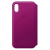 Image de iPhone X Leather Folio - Berry - Neuf